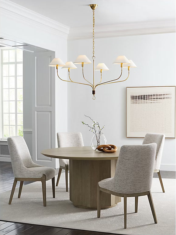 Amber Lewis x Visual Comfort Griffin Tail Chandelier