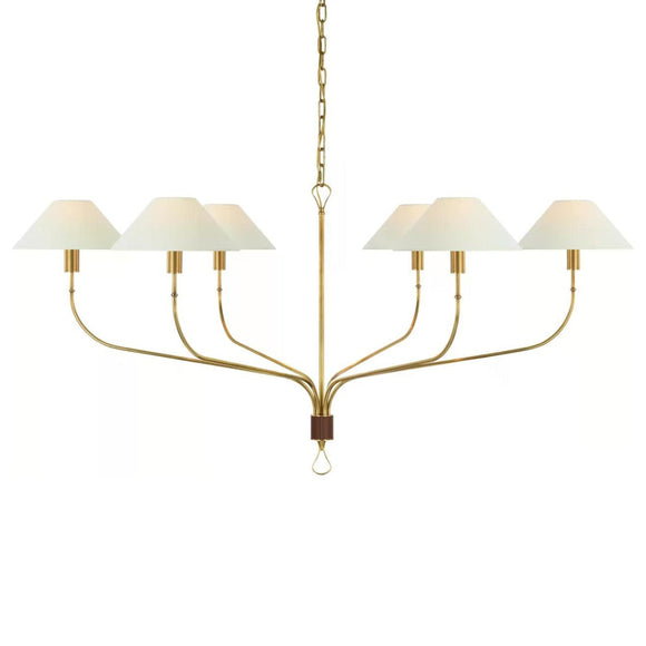 Amber Lewis x Visual Comfort Griffin Tail Chandelier