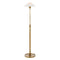 Visual Comfort Signature x J. Randall Powers Hargett Floor Lamp  option Hand Rubbed Antique Brass