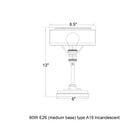Thomas O'Brien x Visual Comfort Henley Table Lamp