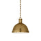 Thomas O'Brien x Visual Comfort Hicks Dome Pendant Light  option Hand Rubbed Antique Brass