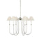 Visual Comfort Signature x Amber Lewis Ingela Chandelier  option Polished Nickel