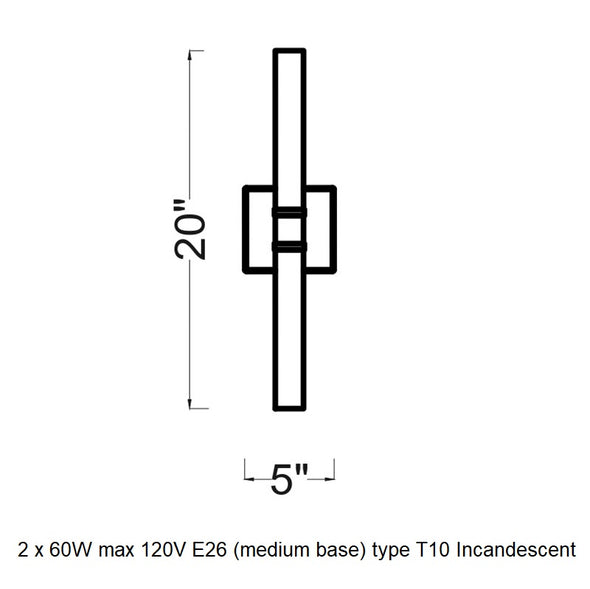 Keaton Bathroom Vanity Light