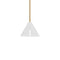 Kelly Wearstler Cambre LED Pendant Light  option Matte White / Small: 8.4 in width