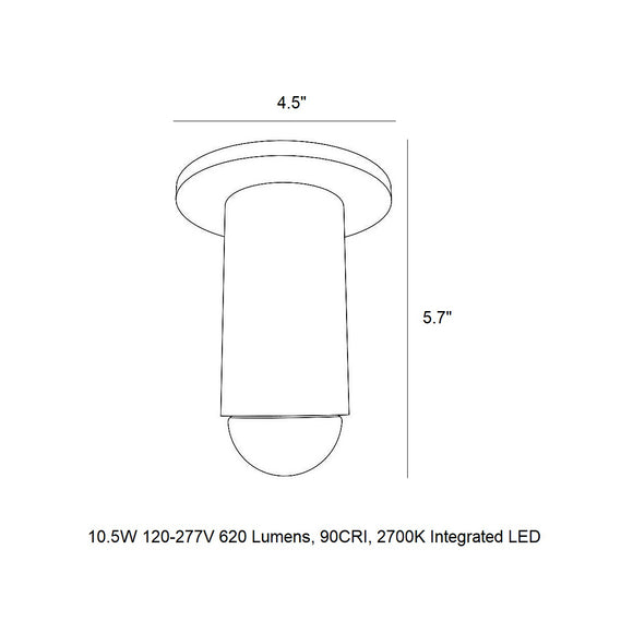 Kelly Wearstler Ebell LED Flush Mount