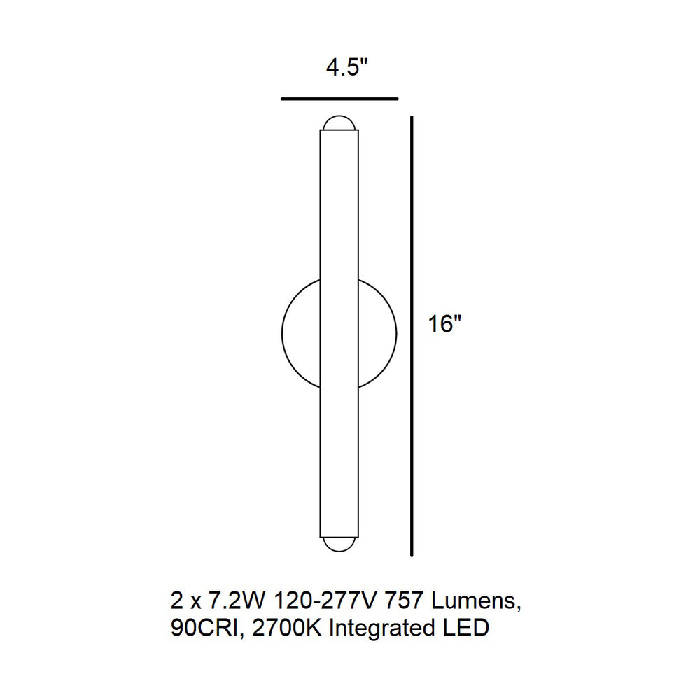 Kelly Wearstler Ebell LED Wall Sconce