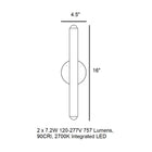 Kelly Wearstler Ebell LED Wall Sconce