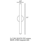 Kelly Wearstler Ebell LED Wall Sconce
