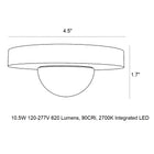 Kelly Wearstler Ebell Mini LED Flush Mount