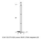 Kelly Wearstler Ebell Portable LED Floor Lamp