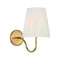 Visual Comfort Signature x Amber Lewis Lyndsie Wall Sconce  option Silk Pleat