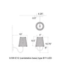 Visual Comfort Signature x Amber Lewis Lyndsie Wall Sconce