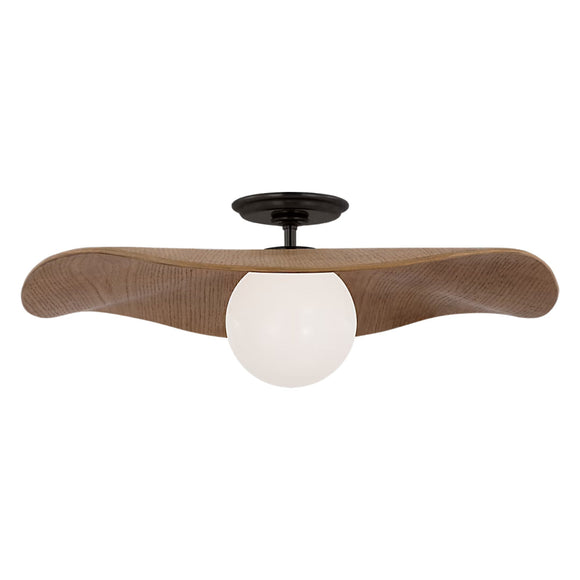 Windsor Smith x Visual Comfort Mahalo Semi Flush Mount