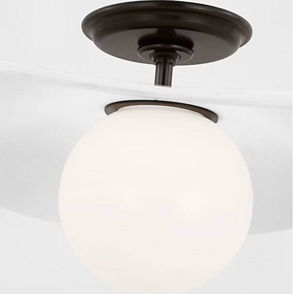 Windsor Smith x Visual Comfort Mahalo Semi Flush Mount