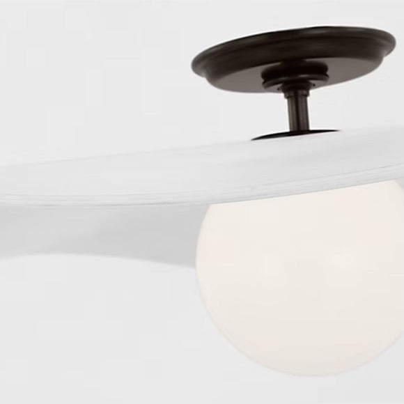 Windsor Smith x Visual Comfort Mahalo Semi Flush Mount