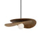 Visual Comfort Signature x Windsor Smith Mahalo Tiered Pendant Light  option Bronze / Natural Oak