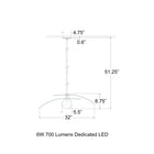 Visual Comfort Signature x Windsor Smith Mahalo Tiered Pendant Light