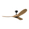 Maverick Smart Ceiling Fan  option Midnight Black / Natural Honey