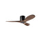 Maverick Smart Hugger Ceiling Fan  option Midnight Black / Dark Walnut