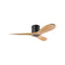 Maverick Smart Hugger Ceiling Fan  option Midnight Black / Natural Honey