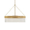 Visual Comfort Signature x Marie Flanigan Menil Chandelier  option Soft Brass