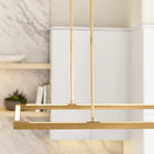 Mick De Giulio Stagger Halo LED Linear Pendant Light