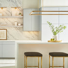 Mick De Giulio Stagger Halo LED Linear Pendant Light