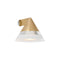 Sean Lavin Midrand Crystal LED Wall Sconce  option Hand-Rubbed Antique Brass