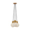 Sean Lavin Mina Alabaster LED Chandelier  option Hand-Rubbed Antique Brass