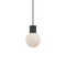 Mina Alabaster LED Pendant Light  option Black