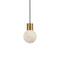 Mina Alabaster LED Pendant Light  option Hand-Rubbed Antique Brass