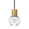 Sean Lavin Mina Pendant Light  option Natural Brass