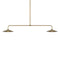 Visual Comfort Signature x Amber Lewis Ponce Linear Pendant Light  option Hand Rubbed Antique Brass