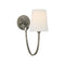 Visual Comfort Signature x Thomas O'Brien Reed Single Wall Sconce  option Antiqued Nickel