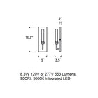 Sean Lavin Linger LED Wall Sconce