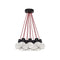 Sean Lavin Mina LED Chandelier  option Black / Red
