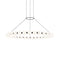 Sean Lavin Orbet LED Chandelier  option Nightshade Black