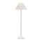 Visual Comfort Signature x Chapman and Myers Strie Table Lamp  option PLaster White