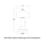 Visual Comfort Signature x Thomas O'Brien Totie Table Lamp