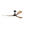 Trillium Smart LED Ceiling Fan  option Midnight Black / Natural Honey