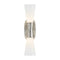 Visual Comfort Signature x Kelly Wearstler Utopia Double Bathroom Vanity Light  option Polished Nickel