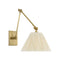 Marie Flanigan x Visual Comfort Wimberley Double Library Wall Sconce  option Soft Brass