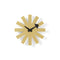 Asterisk Wall Clock  option Brass