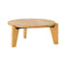 Gueridon Bas Coffee Table  option Solid Natural Oak Oiled