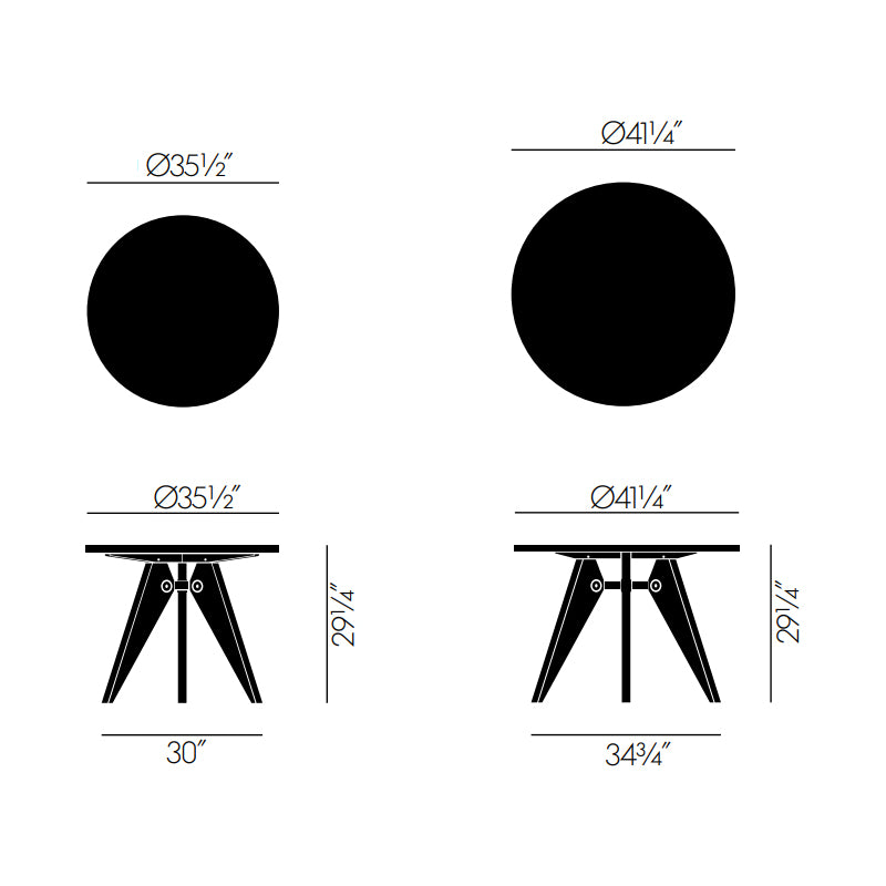 Gueridon Dining Table