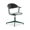 Mynt Plastic Task Chair with 4-Star Base  option Bottle Green Powder Coated Aluminum