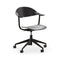 Mynt Plastic Task Chair with 5-Star Base  option Deep Black Powder Coated Aluminum