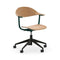 Mynt Plywood Task Chair with 5-Star Base  option Bottle Green Powder Coated Aluminum