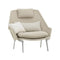 Slow Lounge Chair  option 02 Beige / Cosaro 06 Sand Melange/Dumet 01 Ivory Melange