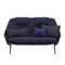 Slow Sofa  option 01 Dark Blue / Credo 08 Dark Blue/Cento 14 Electric Blue
